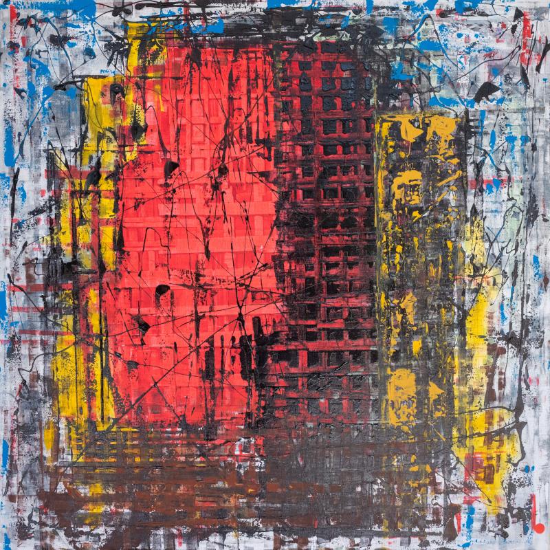 Acrilicotela80x80death Buildings